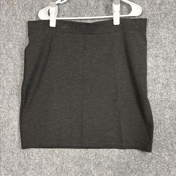 J. Jill Dresses & Skirts - J.JILL  Knit Pencil Skirt Womens Size L Gray Pull on Capsule